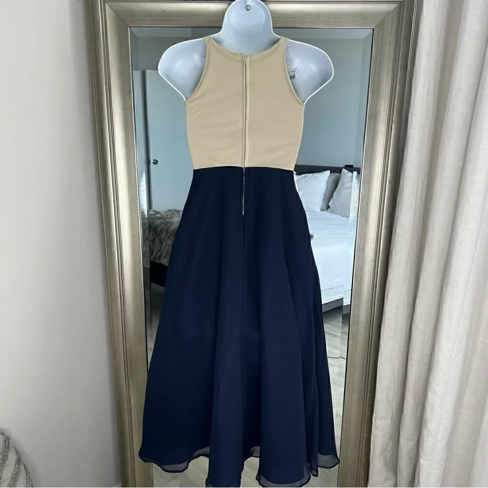 TWEEN DIVA Girls Jewel Halter Midi Dress    Size 10.
